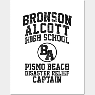 Bronson Alcott High Pismo Beach Disaster Relief Captain (Variant) Posters and Art